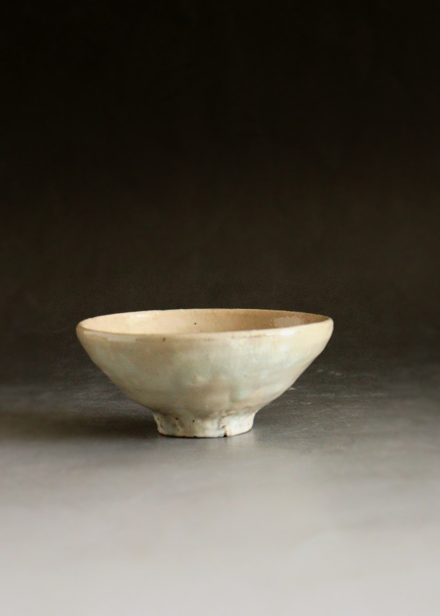 竹花正弘作　粉引盃　酒器　ぐいのみ　浪瀬窯　酒器　　酒盃　粉引
