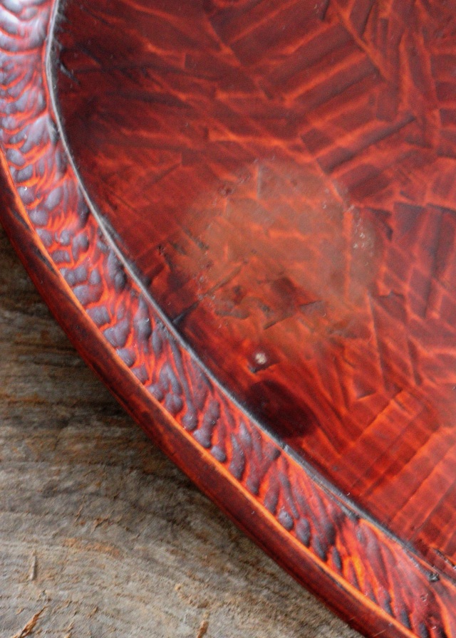 讃岐盆　讃岐彫　楕円　お盆　　煎茶盆　手仕事　民藝　盆