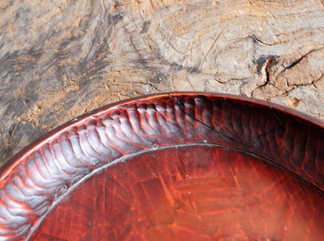 讃岐盆　讃岐彫　楕円　お盆　　煎茶盆　手仕事　民藝　盆