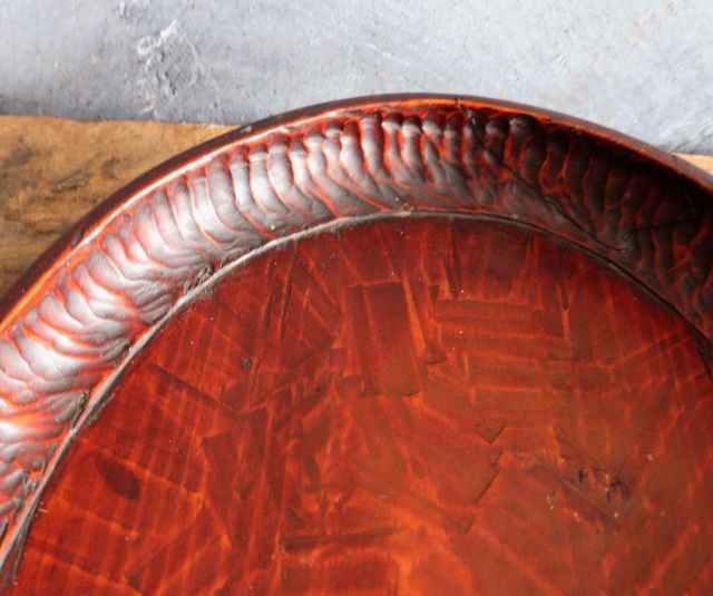 讃岐盆　讃岐彫　楕円　お盆　　煎茶盆　手仕事　民藝　盆