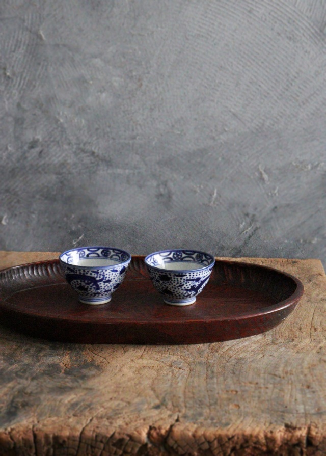 讃岐盆　讃岐彫　楕円　お盆　　煎茶盆　手仕事　民藝　盆