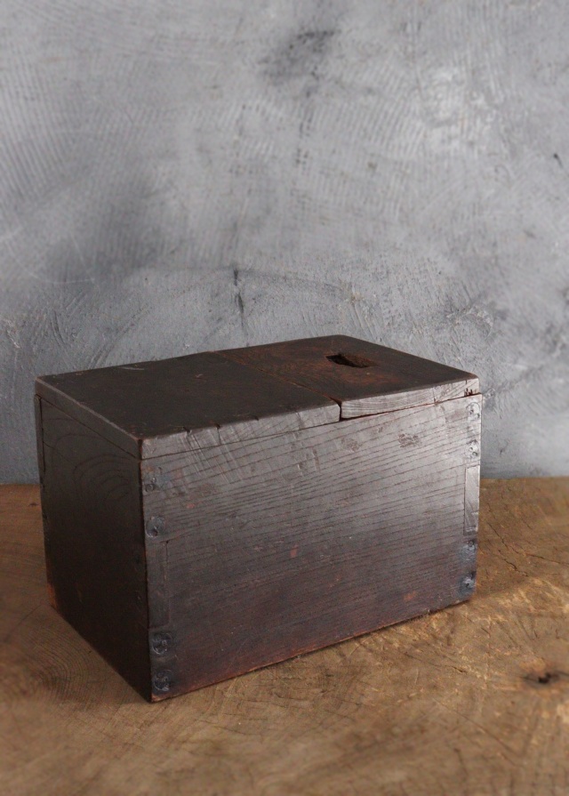 小さな時代銭箱　銭函　豆銭箱　小箱　時代小箱　アンティーク小箱