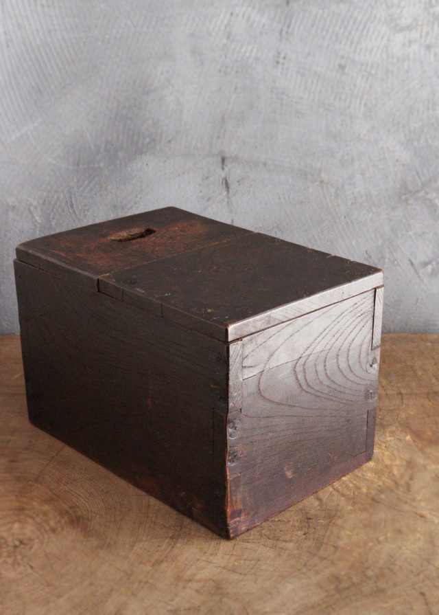 小さな時代銭箱　銭函　豆銭箱　小箱　時代小箱　アンティーク小箱