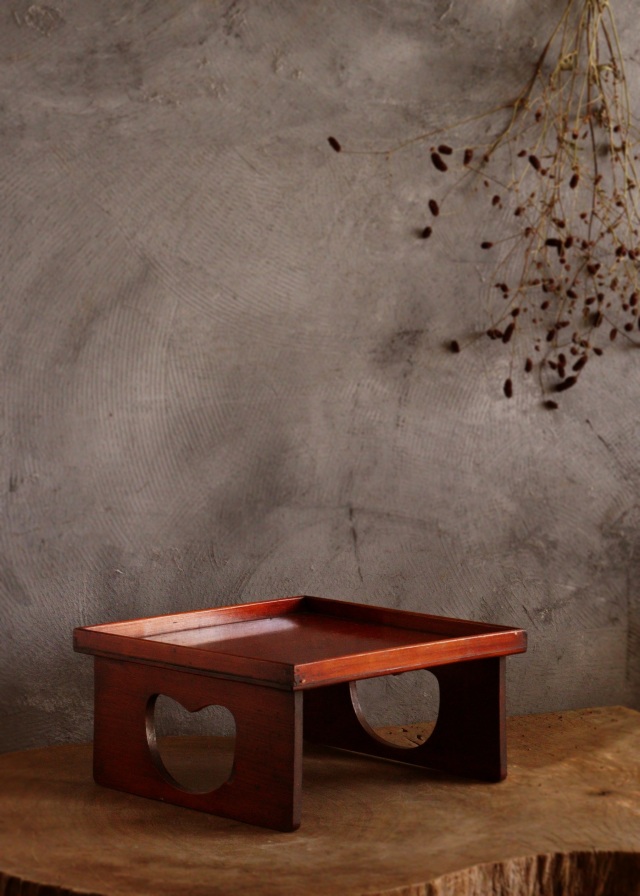 春慶塗り　足付き膳　　透かし　お盆　お膳　