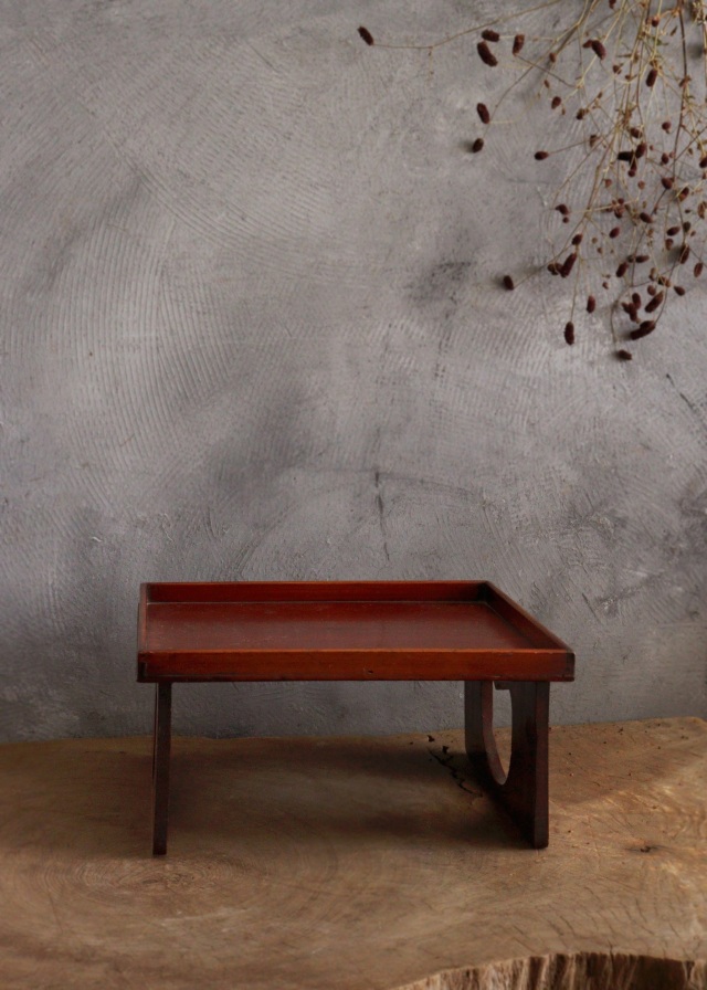 春慶塗り　足付き膳　　透かし　お盆　お膳　