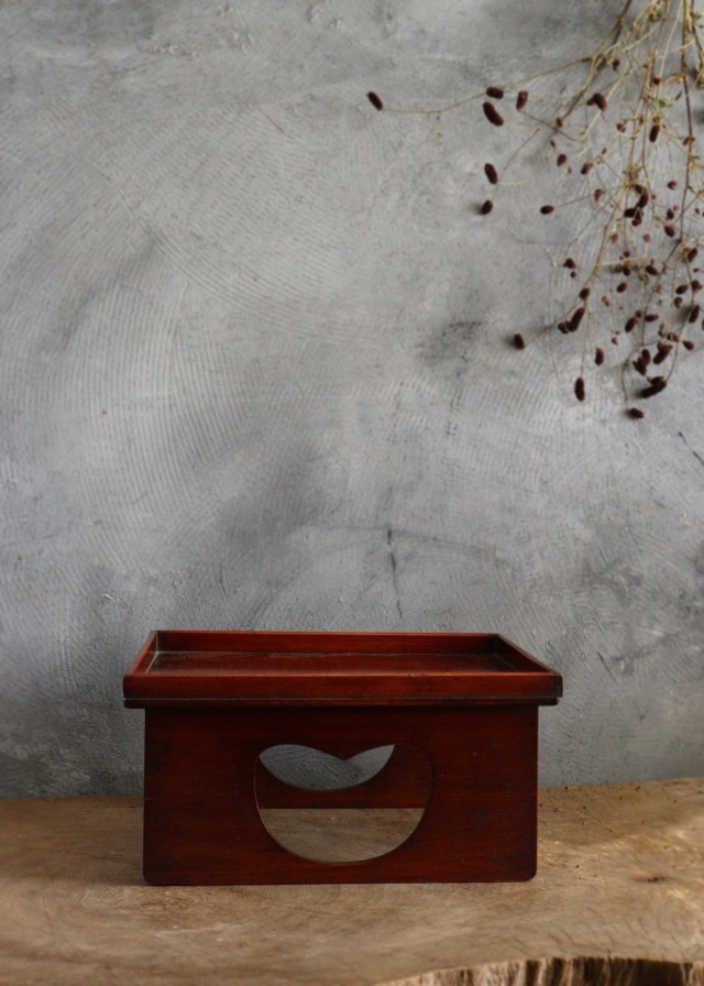 春慶塗り　足付き膳　　透かし　お盆　お膳　