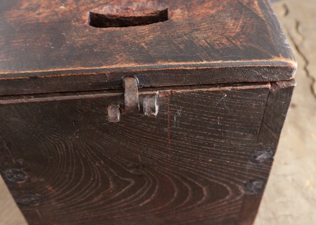 小さな時代銭箱　銭函　豆銭箱　小箱　時代小箱　アンティーク小箱