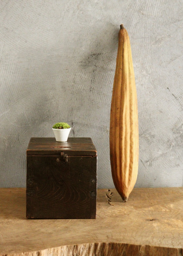 小さな時代銭箱　銭函　豆銭箱　小箱　時代小箱　アンティーク小箱