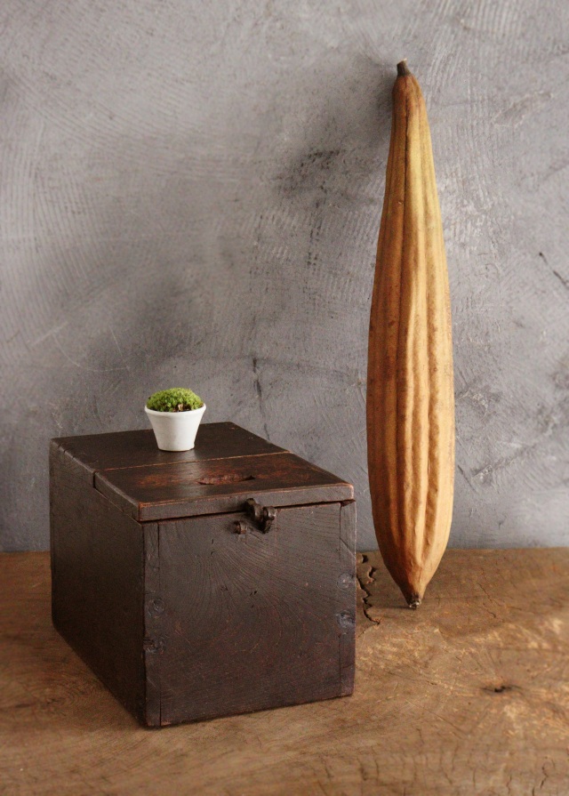 小さな時代銭箱　銭函　豆銭箱　小箱　時代小箱　アンティーク小箱