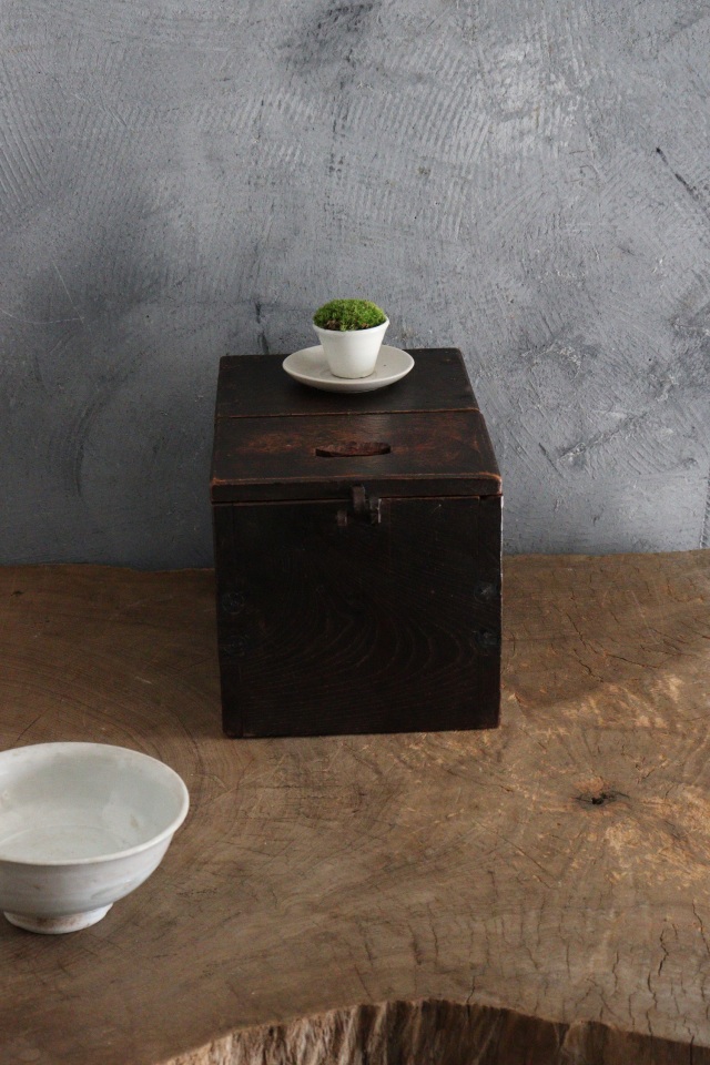 小さな時代銭箱　銭函　豆銭箱　小箱　時代小箱　アンティーク小箱