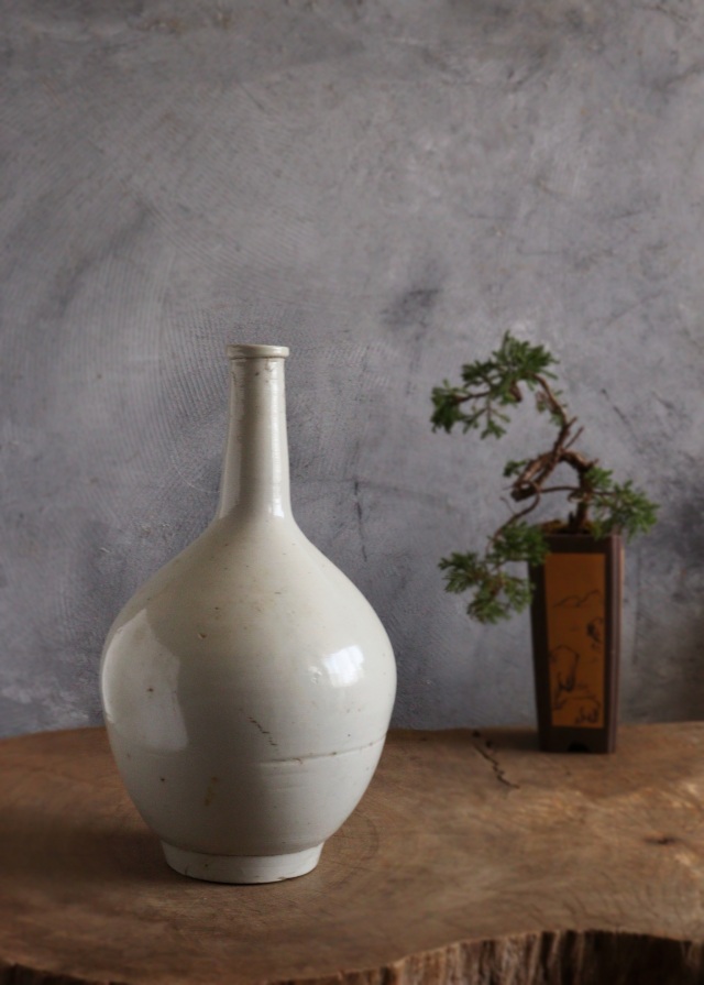 白磁大徳利　古伊万里徳利　白磁　花瓶　酒器　