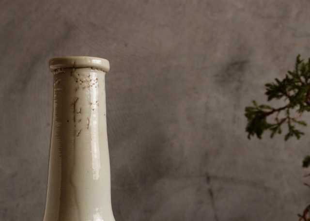 白磁大徳利　古伊万里徳利　白磁　花瓶　酒器　