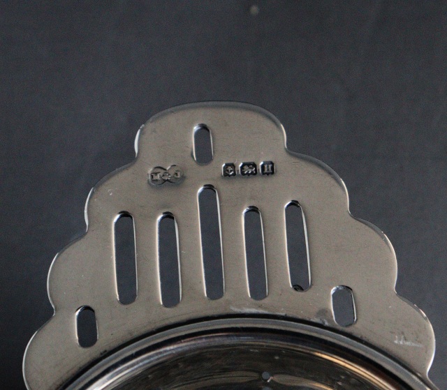 シルバーティーストレーナー　1932年製　イギリス　バーミンガム　Ｍ＆Ｊ