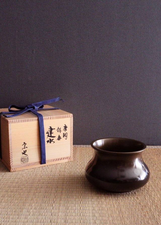 木製柿型 茶心壷 茶壷 煎茶道具 茶入 茶筒 茶器 茶葉罐Antique Sam