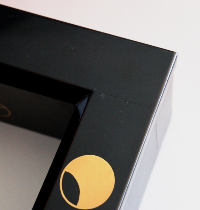 壷々蒔絵炉縁　塗師平安胡春作　蒔絵　茶道具　炉