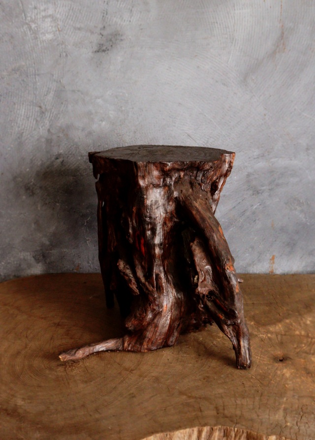 古木花台　珪化木　花台　根瘤　古玩　古材　盆栽台　飾り台　