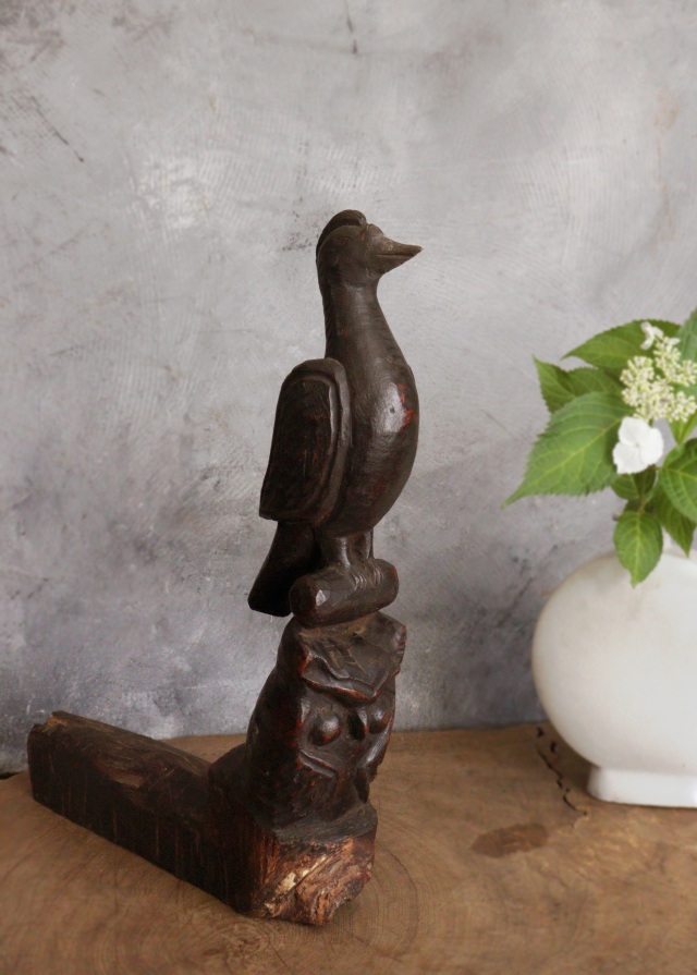 李朝　木製雑像　　木俑　韓国アンティーク　古木　オブジェ