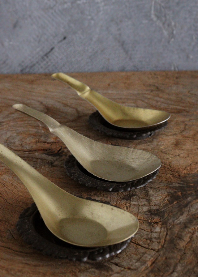 散蓮華　レンゲ　茶則　スプーン　茶合　茶量　道具　古道具　ホーク　匙　