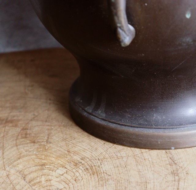 象嵌火鉢　瓶掛け　火鉢　手あぶり　鉢カバー　骨董　風炉　涼炉　金属火鉢