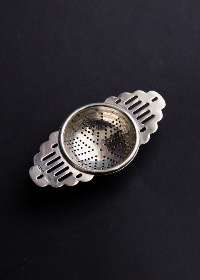 シルバーティーストレーナー 1932年製 イギリス バーミンガム M&J