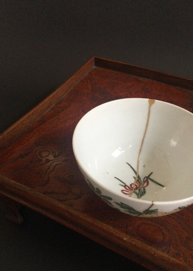 古陶磁　骨董　小皿　金継ぎ　金直し　５枚 金継ぎ | KINTSUGI,KINTSUKUROI - HUMI（フーミ）｜京都 | 骨董