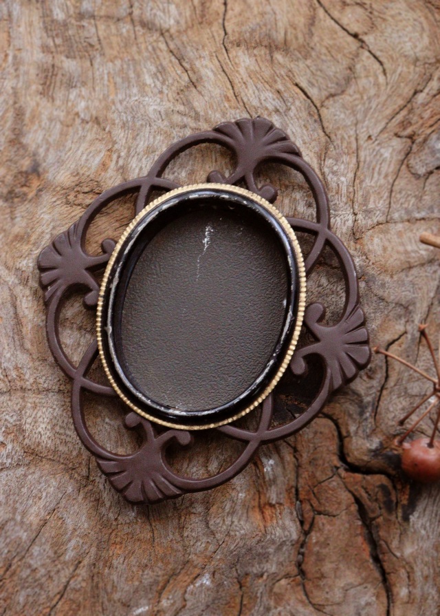 透かし鉄製　茶托　引手金具　4枚組　茶器　茶托　煎茶道具　骨董　古玩　民具　建具金具 豆皿