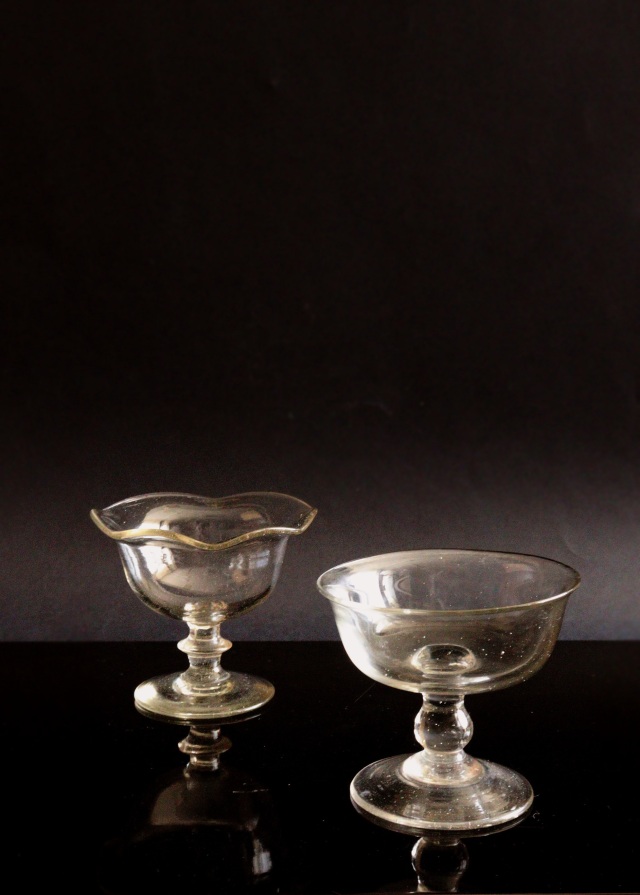 ステムガラス　デザートガラス　氷コップ　ガラス器　