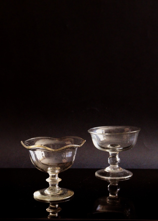 ステムガラス　デザートガラス　氷コップ　ガラス器　