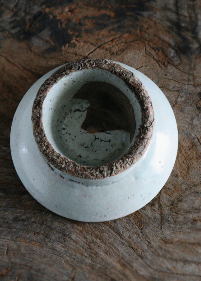 白磁祭器 白磁器 韓国陶磁器 白磁 盃台 コンポート 急須台Antique
