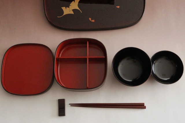 輪島塗おもてなし膳セット 2セット 懐石膳 懐石セット 会席 お膳 お重