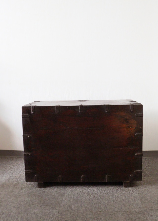 李朝箪笥　李朝バンダジ　パンダジ韓国アンティーク家具　　中サイズ　幅850  高さ610mm