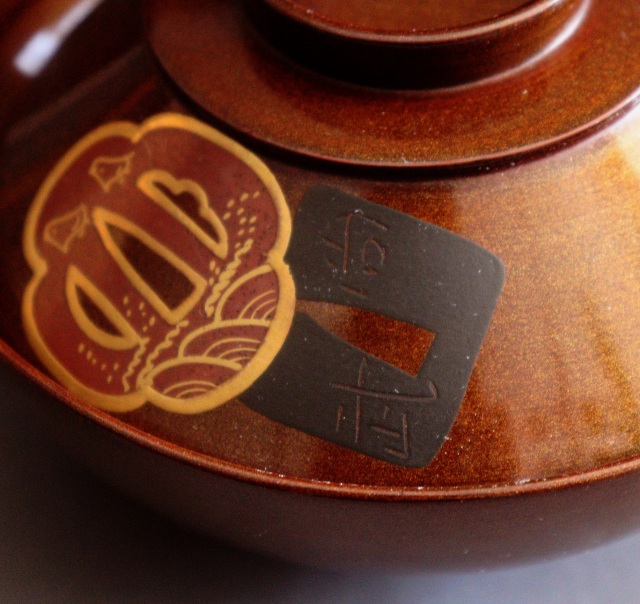 刀鍔蒔絵　梨地碗　加賀蒔絵漆椀5客　蒔絵椀　漆器　煮物椀　吸物椀