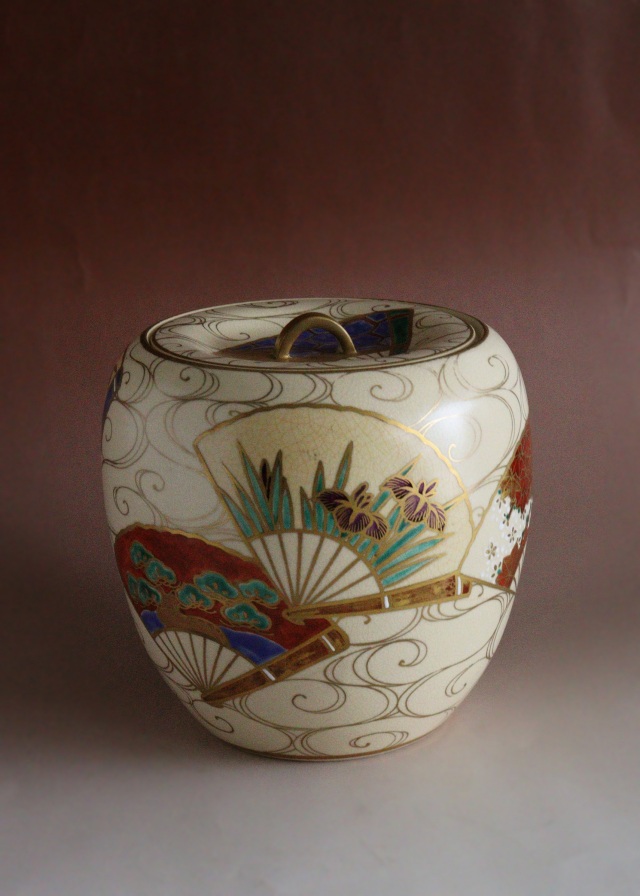 清閑寺窯　杉田祥平作　京焼　皆具　茶道具