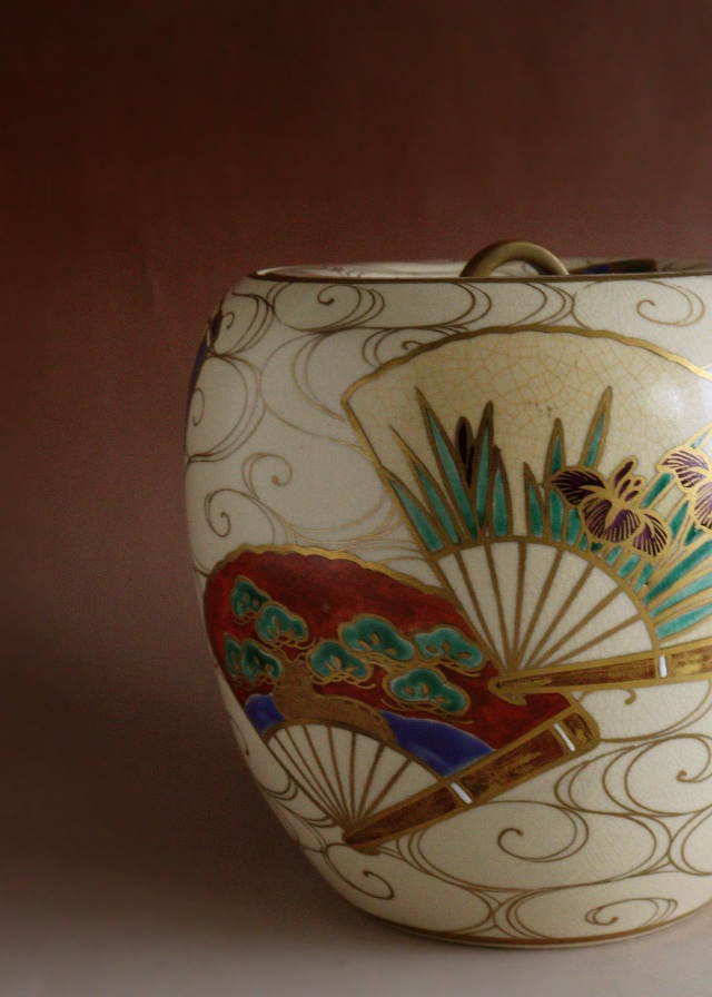 清閑寺窯　杉田祥平作　京焼　皆具　茶道具