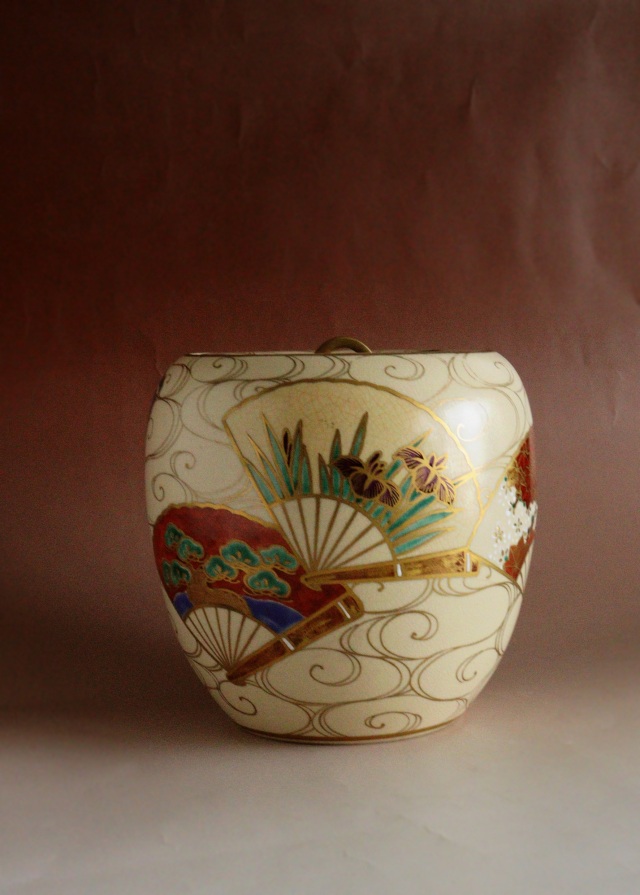 清閑寺窯　杉田祥平作　京焼　皆具　茶道具