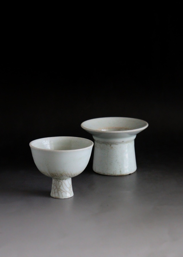 白磁高足杯　白磁祭器　白磁器　韓国陶磁器　白磁　盃台　コンポート