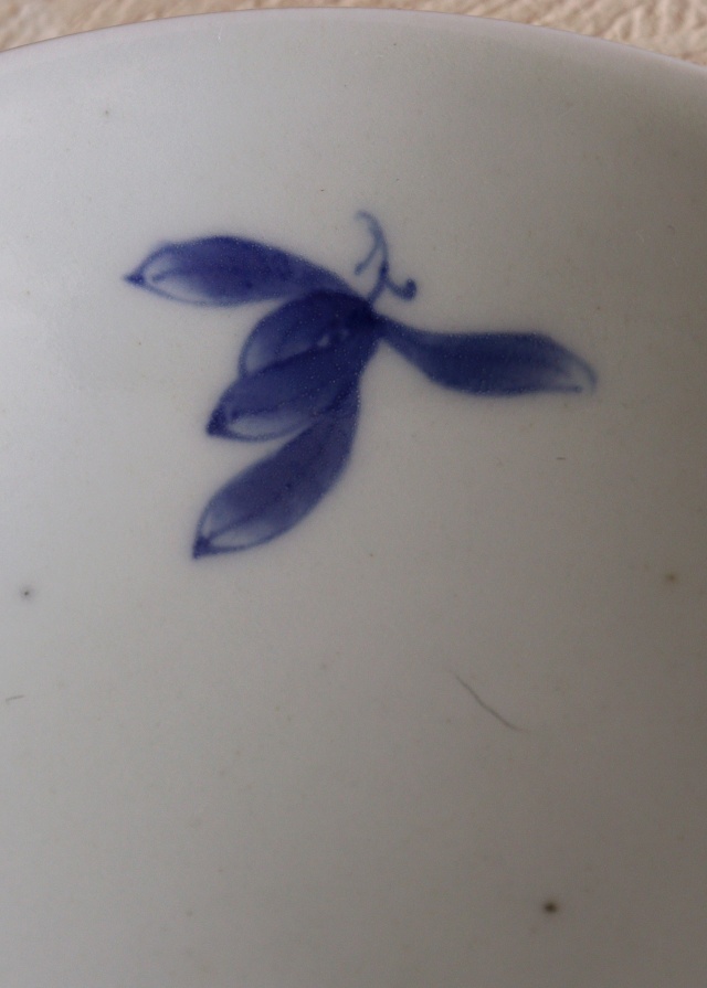 染付手書き平戸焼花図16ｃｍ皿　5枚組　　取り皿　盛皿　中皿　プレート