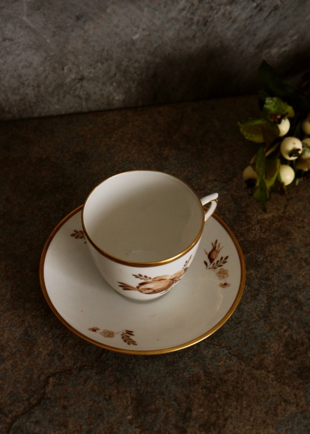 ロイヤルコペンハーゲン　ブラウンローズカップ＆ソーサー　北欧