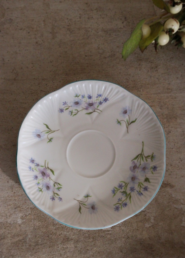 シェリーブルーロックカップ＆ソーサー 　洋食器