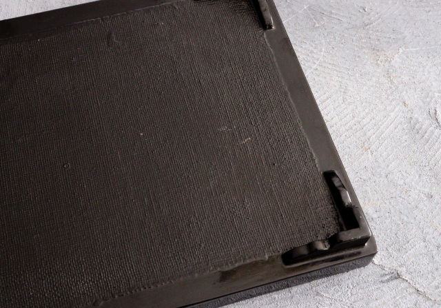 螺鈿細工の漆膳　飾り台　螺鈿　花台　古道具　お膳　茶台　35×25ｃｍ