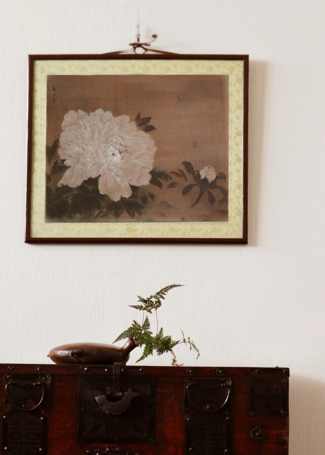 長華崖（ちょうかがい)　日本画　古絵　絵画　インテリア　ピクチャー　アート