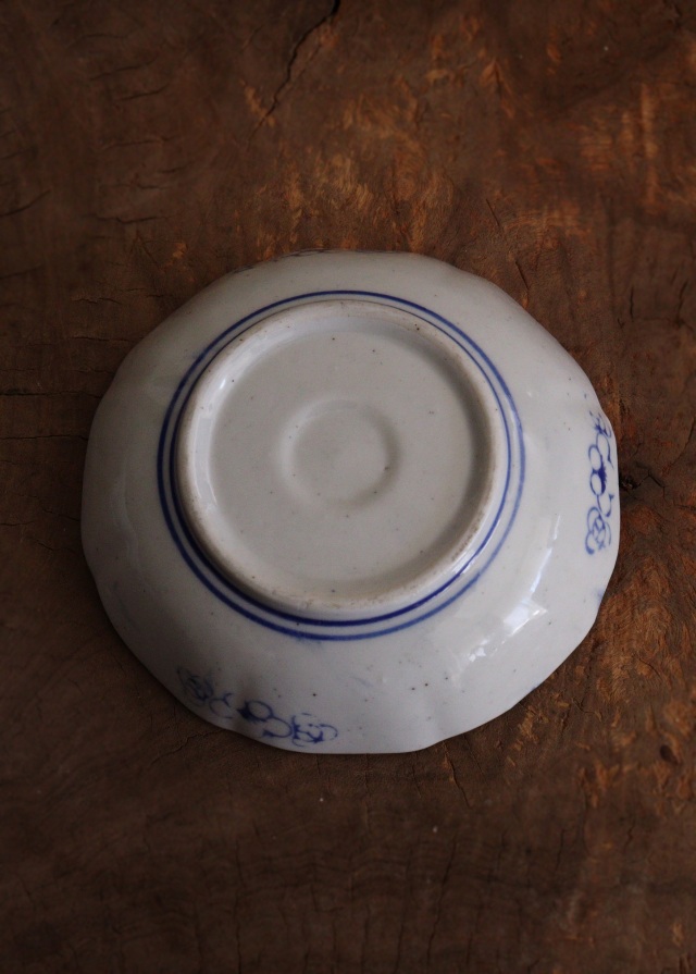 染付印判なます皿　　なます皿　4枚組　膾皿　取り皿