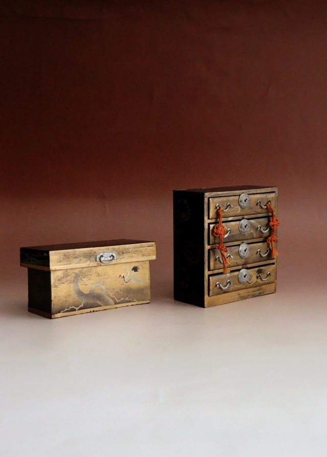 雛道具　蒔絵道具　雛人形箪笥　長持　蒔絵道具　雛人形道具　道具　ひな祭り