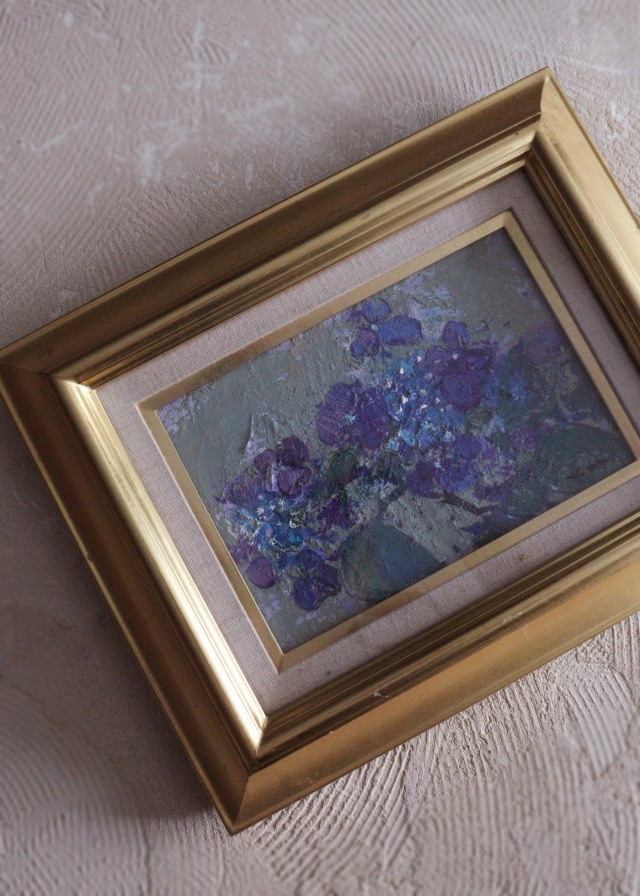 近藤壽一郎　やまあじさい近藤壽一郎　ピクチャー　アート　絵画　インテリア　ピクチャー　アート