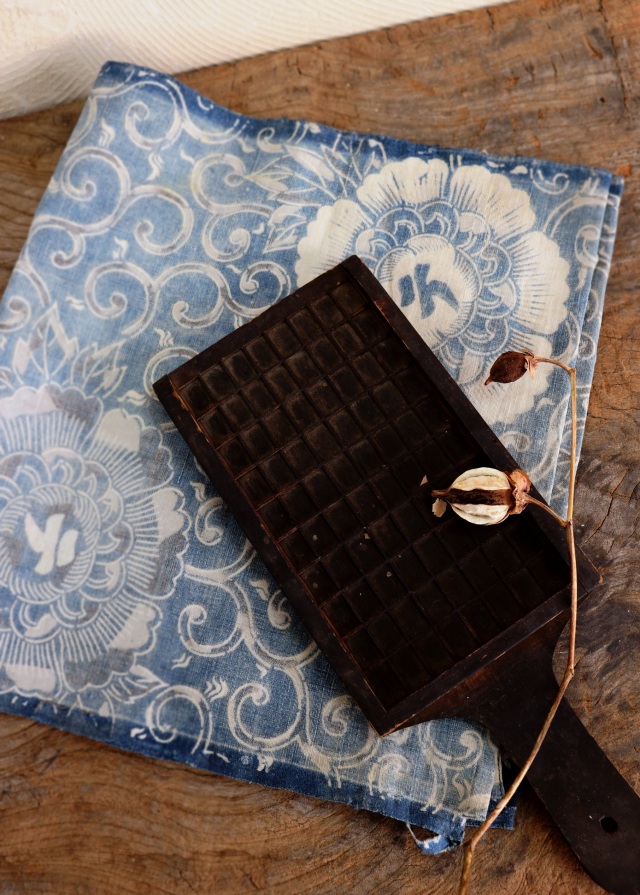 【お値下げ】アンティーク 古銭 銭枡(両面) 銭枡 銭升 古道具 古銭 骨董 Antique Sam's Collection