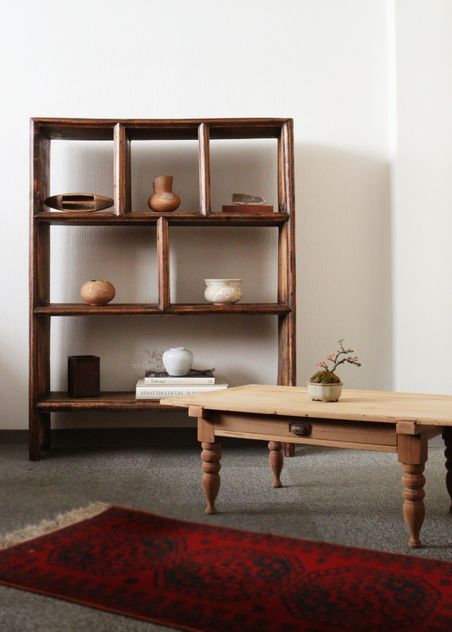 李朝家具　飾り棚　　韓国アンティーク家具　李朝箪笥　棚