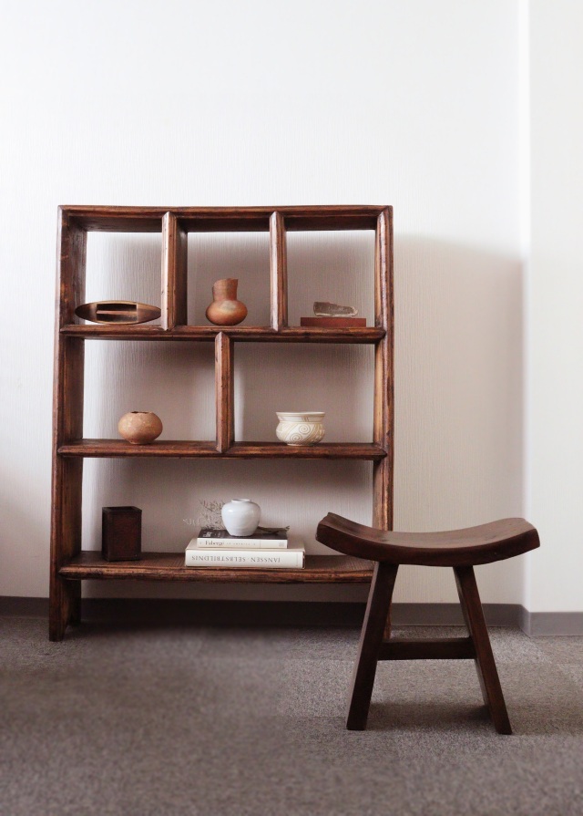 李朝家具　飾り棚　　韓国アンティーク家具　李朝箪笥　棚