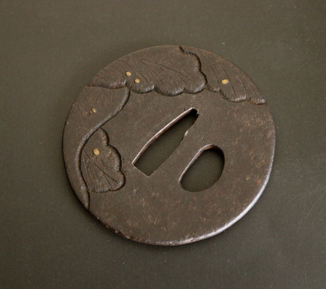 鉄鍔　鐔　刀鍔　骨董　脇差