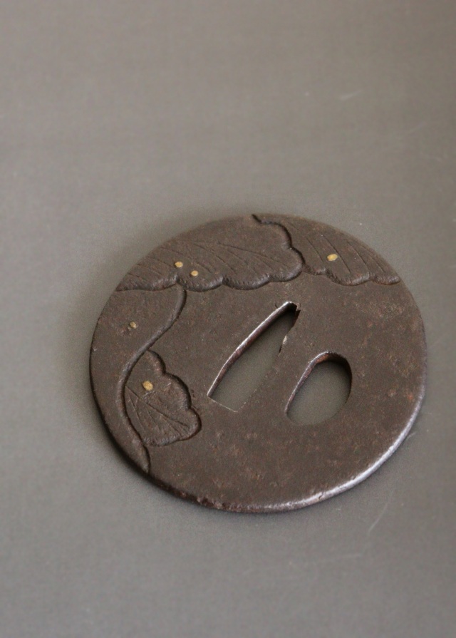 鉄鍔　鐔　刀鍔　骨董　脇差