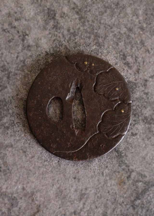 鉄鍔　鐔　刀鍔　骨董　脇差